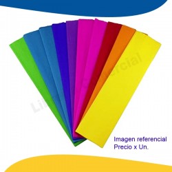 PAPEL CREPE 50X200CM. AZUL...
