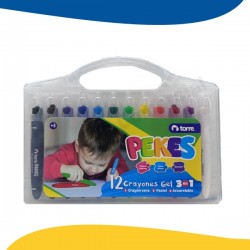 CRAYONES GEL 3 EN 1 12...