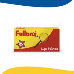 LUPA PLAST. 80MM.NEGRO FULTONS