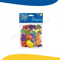 SET LETRAS GOMA EVA 5,5 60...