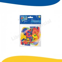 SET NUMEROS GOMA EVA 5,5 60...