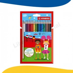 CAJA 18 LAPICES COLORES...